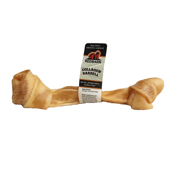 Redbarn Collagen Barbell, Dog Chew