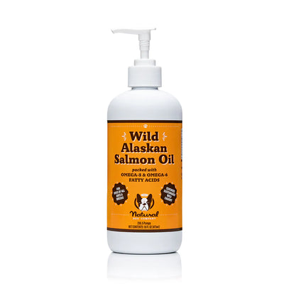 Natural Dog Company Wild Alaskan Salmon Oil, Supplement For Dogs
