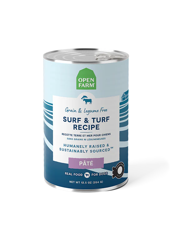 Open Farm Surf & Turf Pâté, Wet Dog Food, 12.5-oz Case Of 12