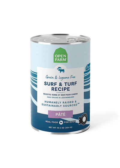 Open Farm Surf & Turf Pâté, Wet Dog Food, 12.5-oz Case Of 12