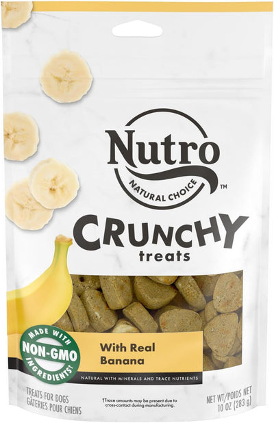 Nutro Crunchy Treats With Real Banana 10-oz, Dog Treat