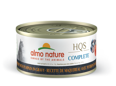 Almo Nature Grain-Free Mackerel & Pumpkin In Gravy 2.47-oz, Wet Cat Food, Case Of 12