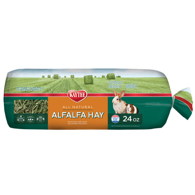 Kaytee Alfalfa Hay Mini Bale 24-oz, Small Animal Treat