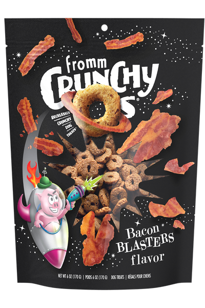 Fromm Crunchy O'S Bacon Blasters Flavor, Dog Treat