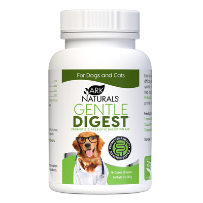 Ark Naturals Gentle Digest Capsules 60-Count, Dog Supplement