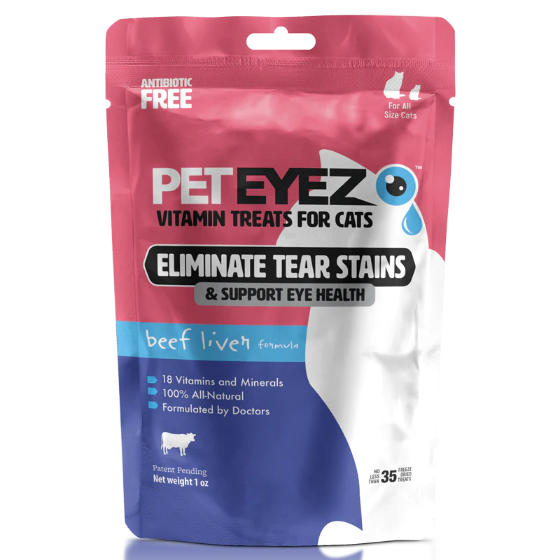 Pet Eyez Freeze-Dried Vitamin Beef Liver Formula, Cat Supplement