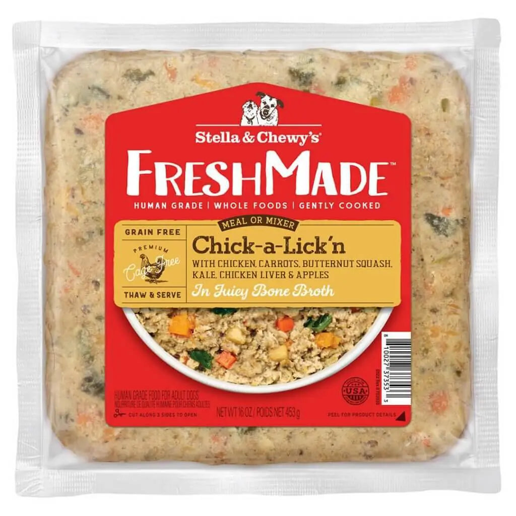 Stella & Chewy's FreshMade Chick-a-Lick'n 16-oz, Gently Cooked Dog Food