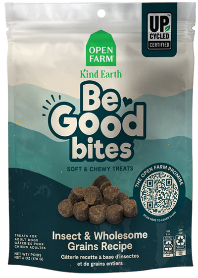 Open Farm Be Good Bites Insect & Wholesome Grain 6-oz, Dog Treat