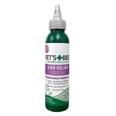 Vet's Best Ear Relief Wash For Dogs, 4-oz