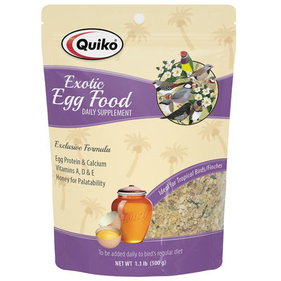 Quiko Exotic Egg Food 1.1-lb, Bird Supplement