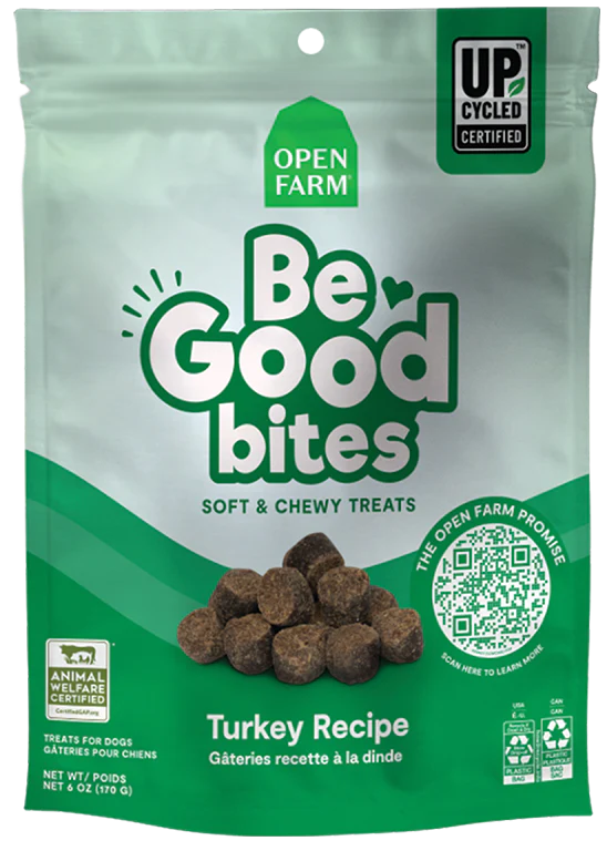 Open Farm Be Good Bites Turkey Recipe 6-oz, Dog Treat