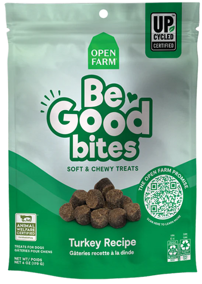 Open Farm Be Good Bites Turkey Recipe 6-oz, Dog Treat