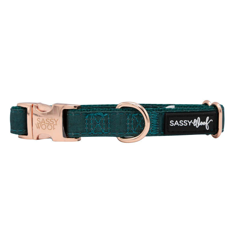 Sassy Woof Forest Dog Collar