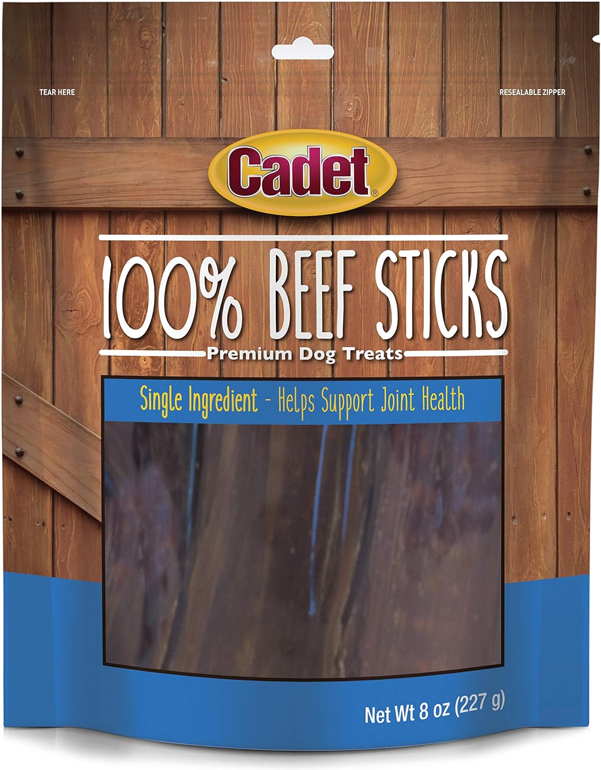Cadet Butcher Beef Strips 8-oz, Dog Chew