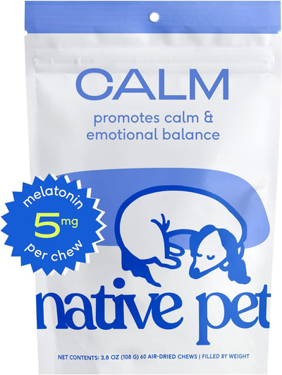 Native Pet Calm 30-Count, Dog Supplement
