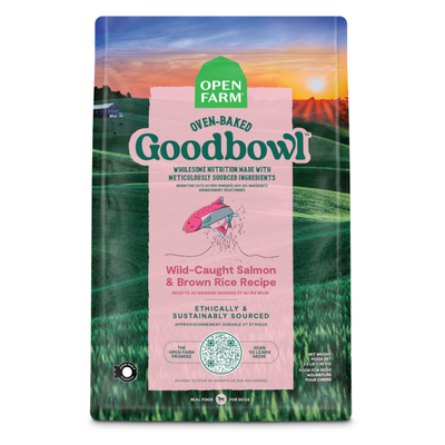 Open Farm Goodbowl Wild Caught Salmon & Brown Rice Recipe, Dry Dog Food