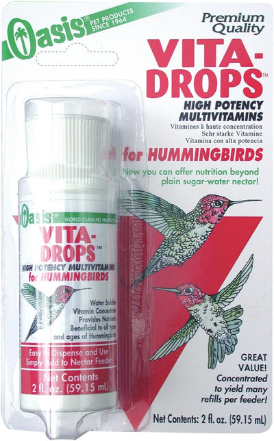 Oasis Vita Drops For Hummingbirds 2-oz, Bird Supplement