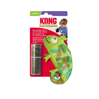 Kong Refillables Chameleon, Cat Toy