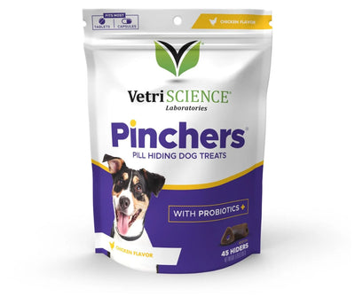 VetriScience Chicken Pinchers® With Probiotics Pill-Hiding Treats For Dogs