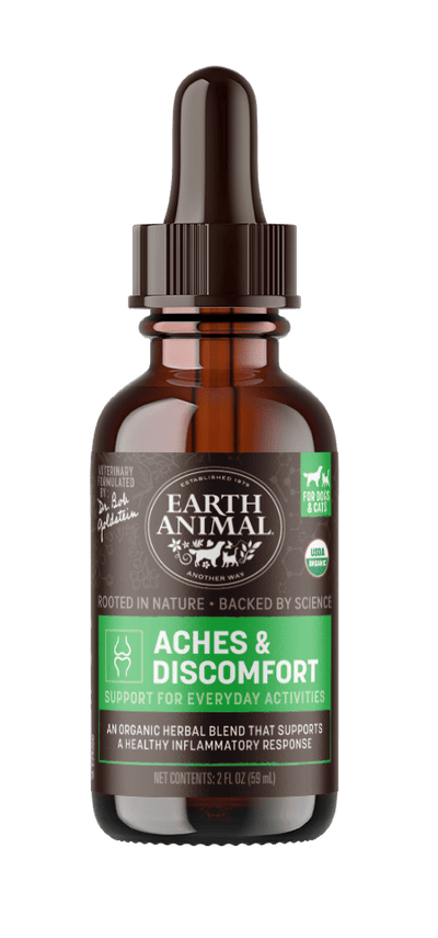 Earth Animal Aches & Discomfort 2-oz, Pet Supplement