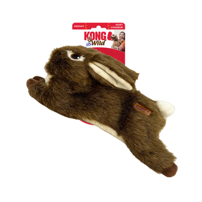 Kong Medium Wild Low Stuff Rabbit, Dog Toy