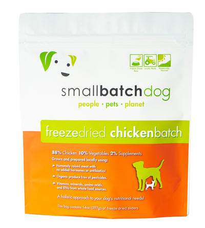 SmallBatch Chicken Sliders 14-oz, Freeze-Dried Dog Food