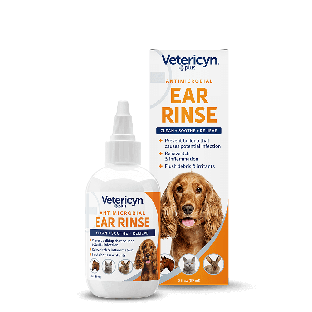 Vetericyn Plus Antimicrobial Ear Rinse For Pets, 3-oz