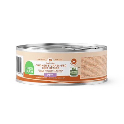 Open Farm Chicken & Grass-Fed Beef Pâté, Wet Cat Food