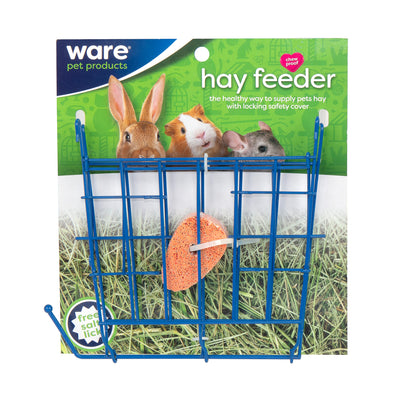 Ware Hay Feeder With Salt Lick For Small Animals