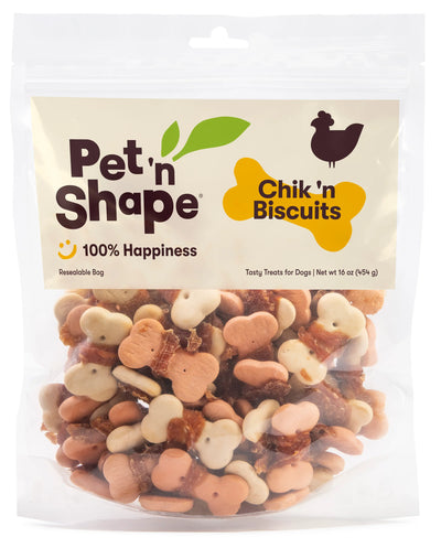 Pet 'n Shape Chik 'n Biscuits 35-oz, Dog Treat