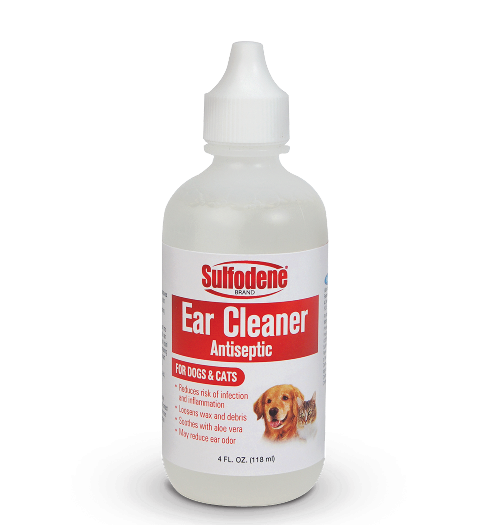 Sulfodene Ear Cleaner Antiseptic For Dogs & Cats, 4-oz