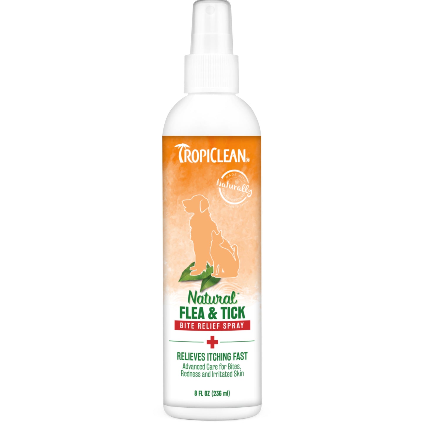 Tropiclean Flea & Tick Bite Relief 8-oz Spray, For Pets
