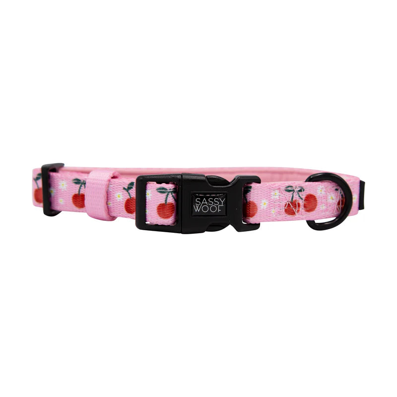 Sassy Woof Mon Cherry Dog Collar
