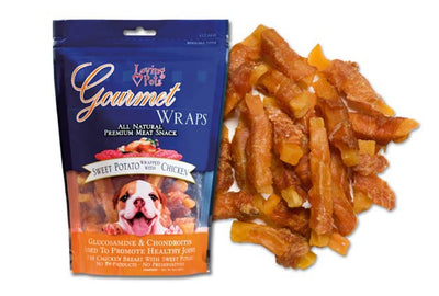 Loving Pets Gourmet Chicken-Wrapped Sweet Potato 8-oz, Dog Treat