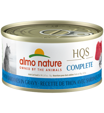 Almo Nature Grain-Free Tuna And Sardines With Gravy 2.47-oz, Wet Cat Food, Case Of 12