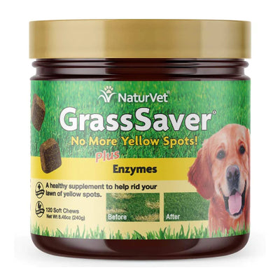 NaturVet GrassSaver® Soft Chews 120-Count, Dog Supplement