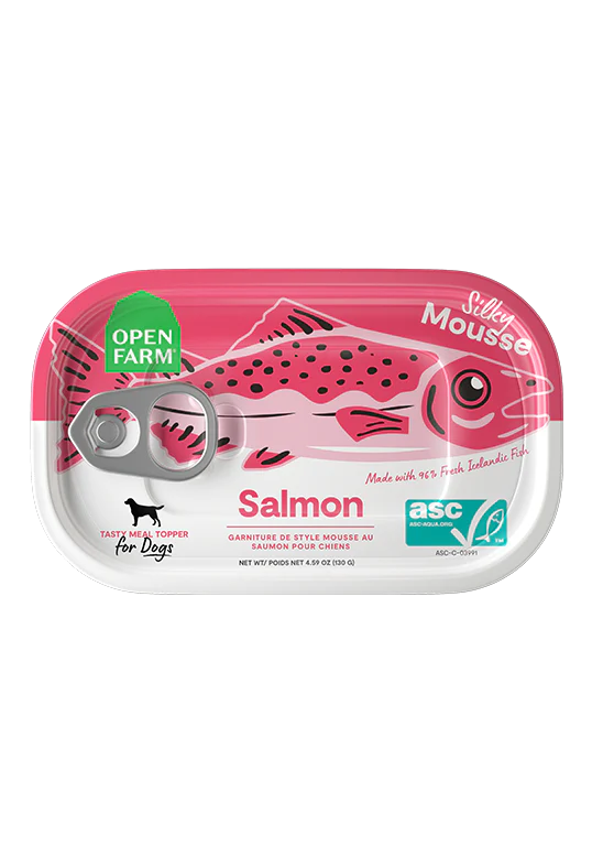 Open Farm Salmon 4.59-oz, Dog Meal Topper, Case Of 12