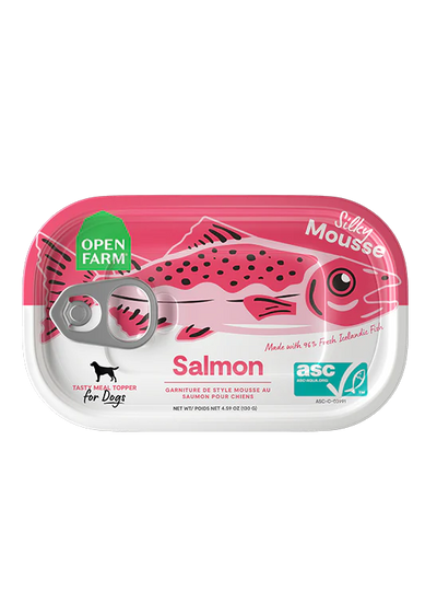 Open Farm Salmon 4.59-oz, Dog Meal Topper, Case Of 12