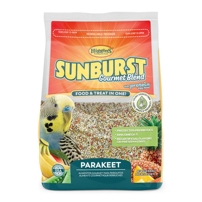 Higgins Sunburst® Parakeet 2-lb, Bird Food