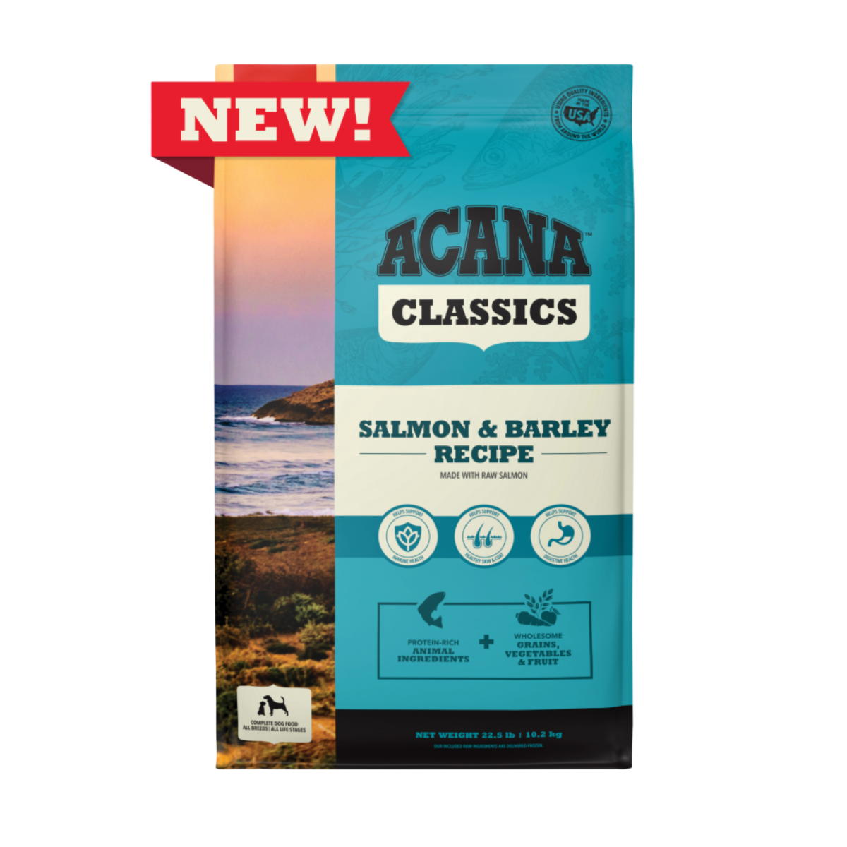 Acana Classics Salmon & Barley Recipe, Dry Dog Food