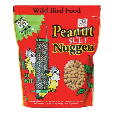 C & S Peanut Suet Nuggets 1.68-lb, Bird Treat