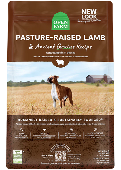 Open Farm Pasture-Raised Lamb & Ancient Grains , Dry Dog Food