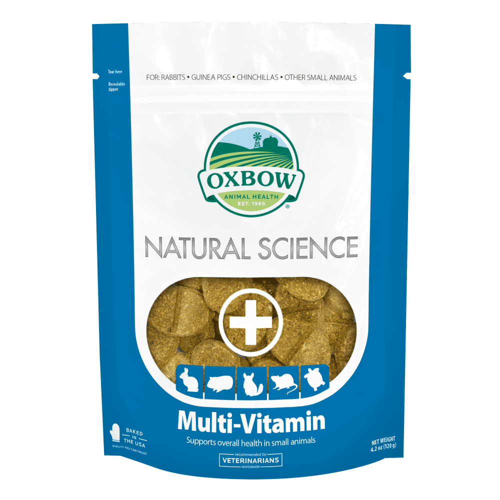 Oxbow Natural Science Multi-vitamin 60-Count, Small Animal Supplement