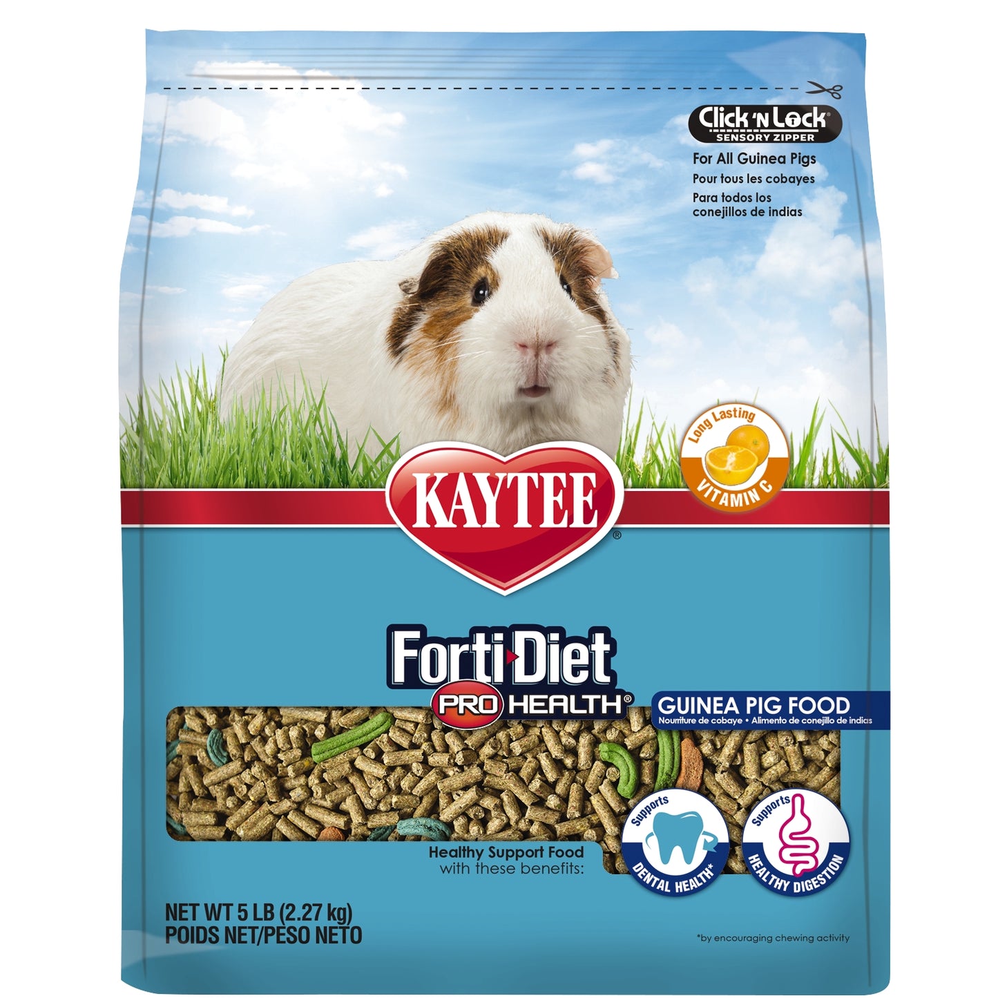Kaytee Forti-Diet Pro Health 5-lb, Guinea Pig Food
