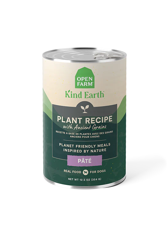 Open Farm Kind Earth Plant Pâté, Wet Dog Food, 12.5-oz Case Of 12