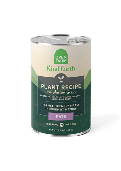 Open Farm Kind Earth Plant Pâté, Wet Dog Food, 12.5-oz Case Of 12