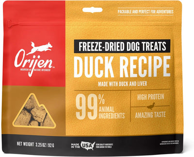 Orijen Freeze-Dried Duck 3.25-oz, Dog Treat