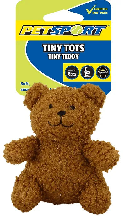 Petsport Tiny Tots Tiny Teddy, Dog Toy
