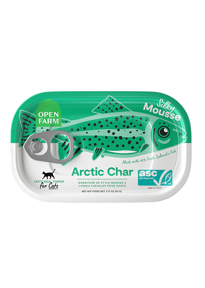 Open Farm Arctic Char 3.17-oz, Cat Meal Topper, Case Of 17