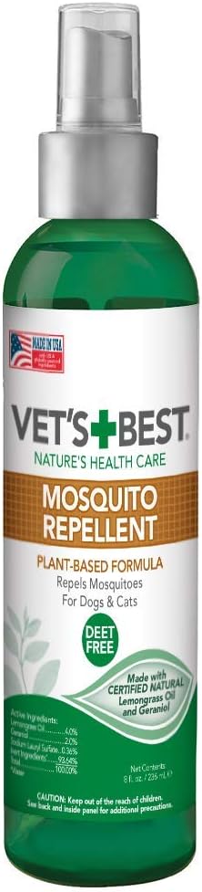 Vet's Best Mosquito Repellent 8-oz, Pest Repellent